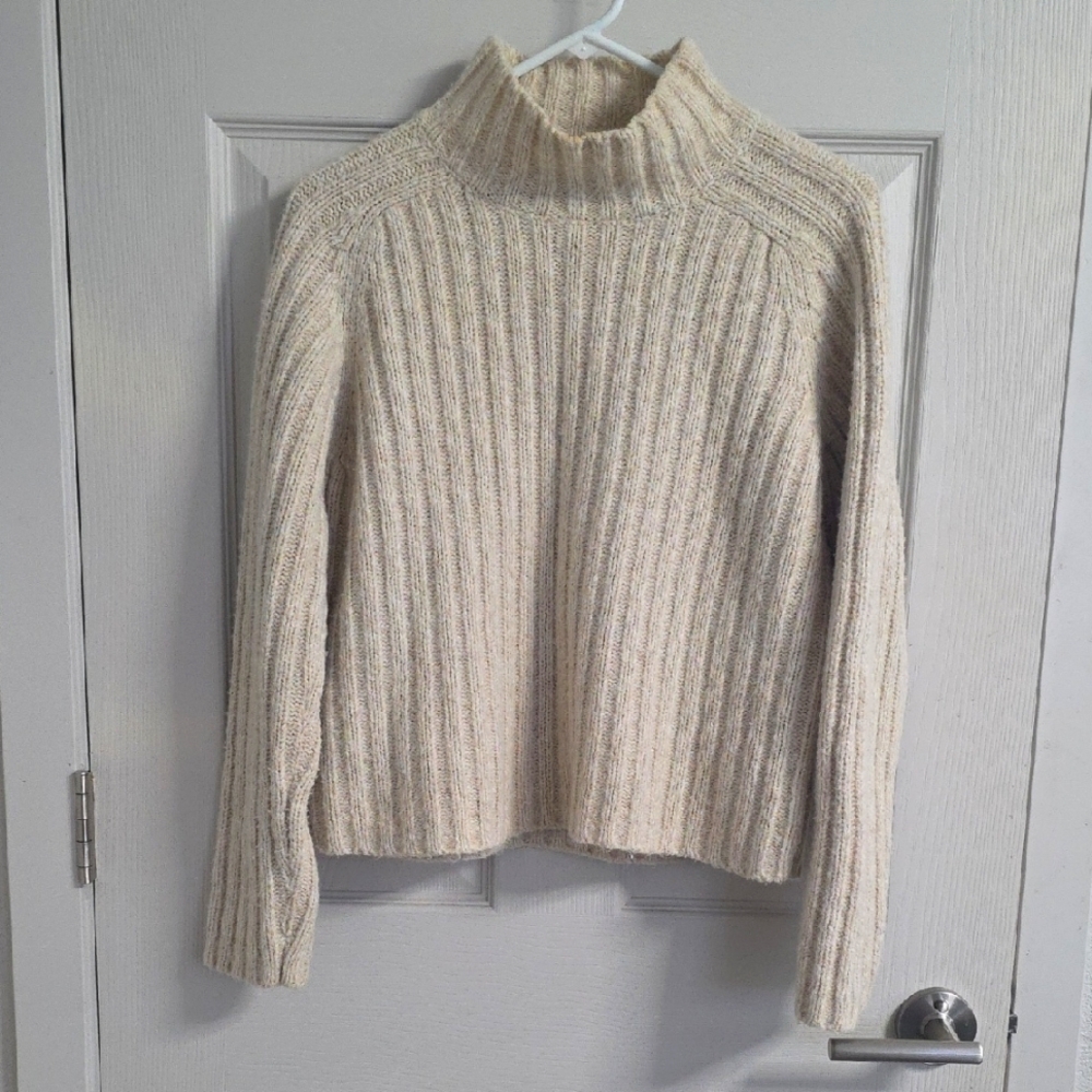 Cozy Cream Ribbed Sweater